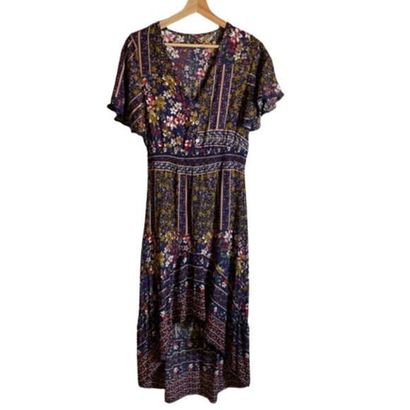 Multicolored High/Low Dress Size Medium - Picture 1 of 8